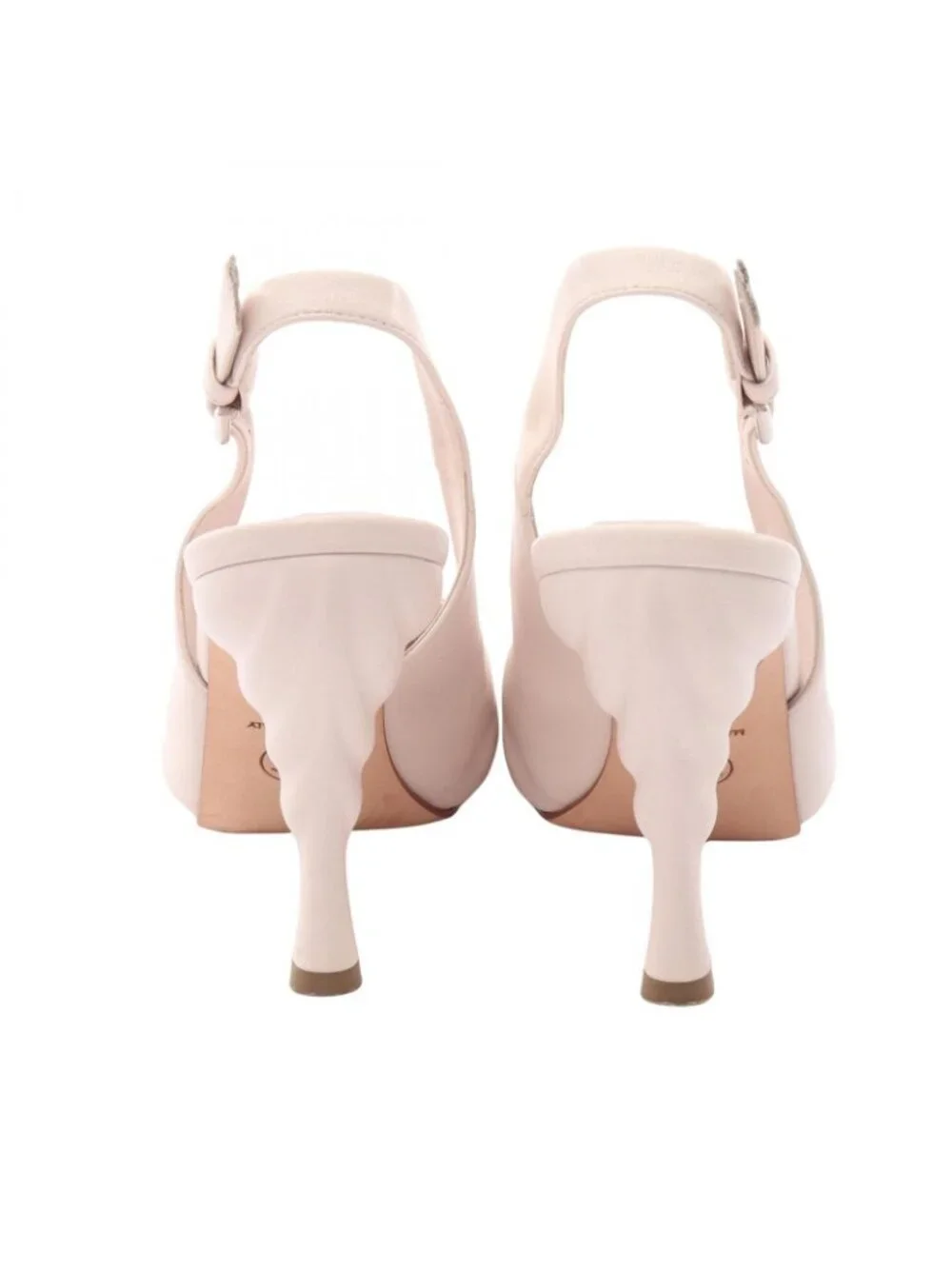 Chanel Pumps CC Logo Cap Toe Pink Silver Leather Heels